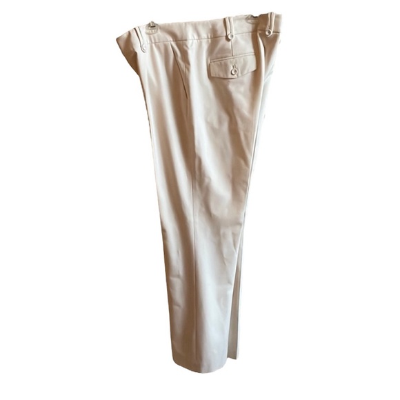 Talbots Signature Boot Ivory Dress Pants Size 12 - Picture 3 of 9
